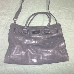 Leather grey MK bag- great condition